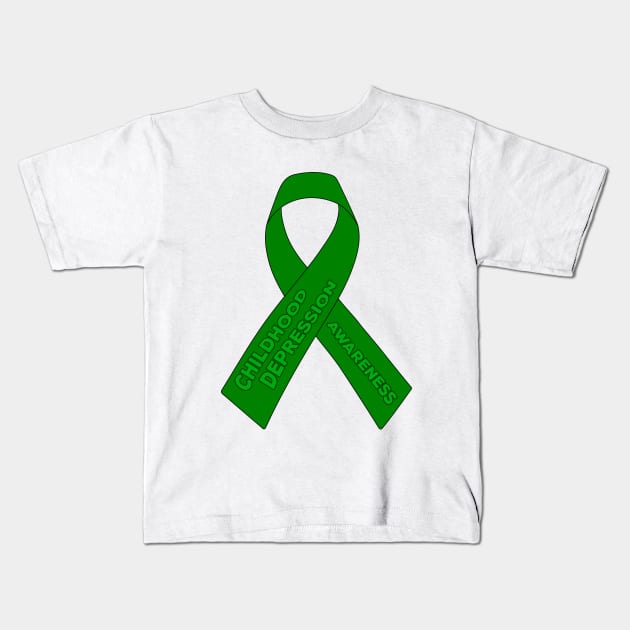 Childhood Depression Awareness Kids T-Shirt by DiegoCarvalho